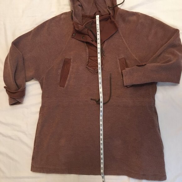 We the free Sadie Surplus jacket, sweatshirt-dress, tunic in brown, size medium - Picture 8 of 16
